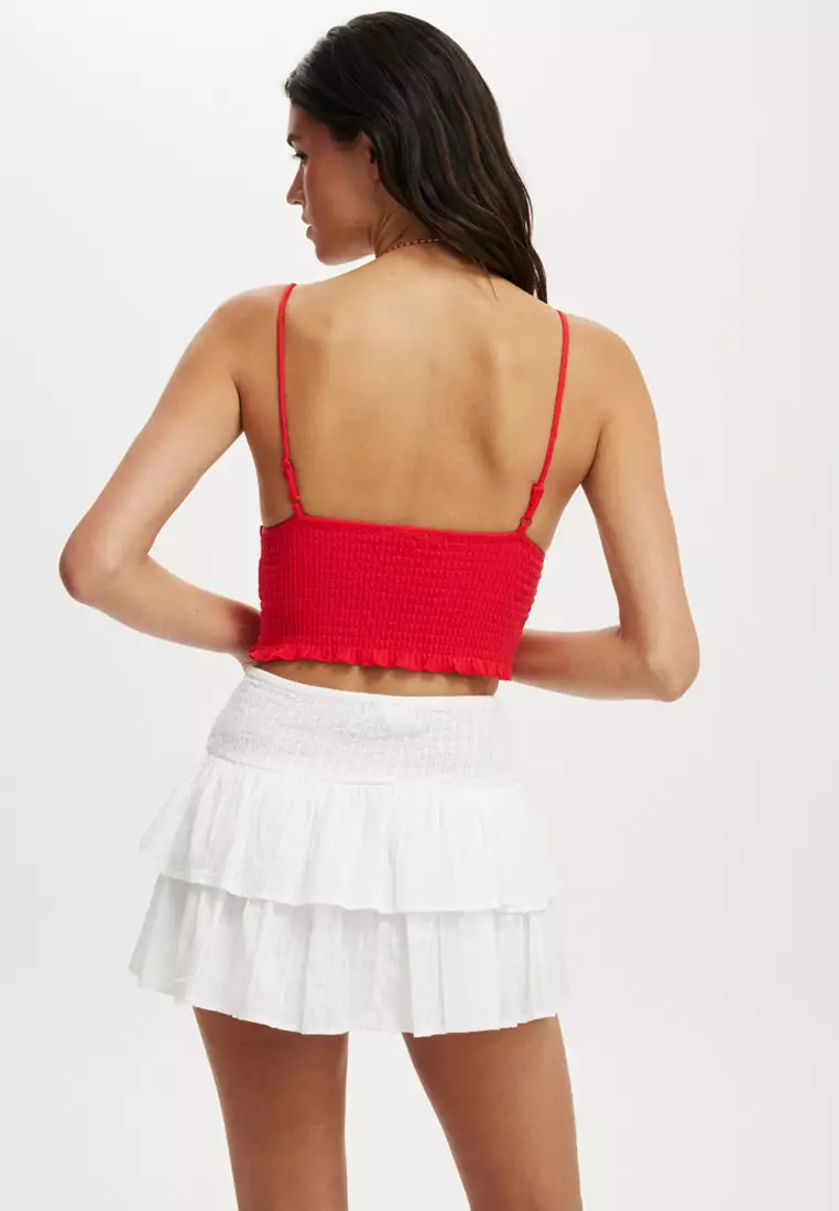Chloe Shirred Cami Top