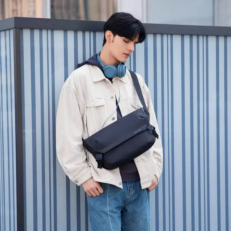 Mark Ryden MR2819 Tas Selempang Pria Crossbody Waist Bag Sling Bag - BLACK