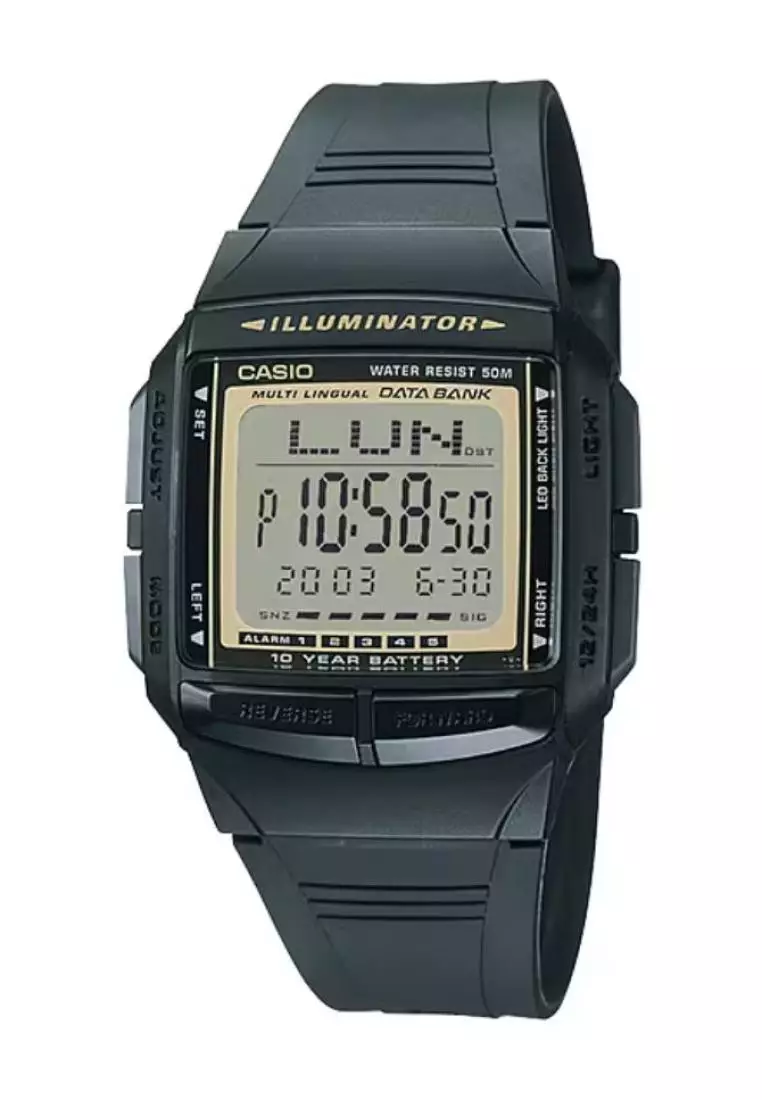 Buy Casio Watches Casio Men s Digital Watch DB 36 9AV Black Resin