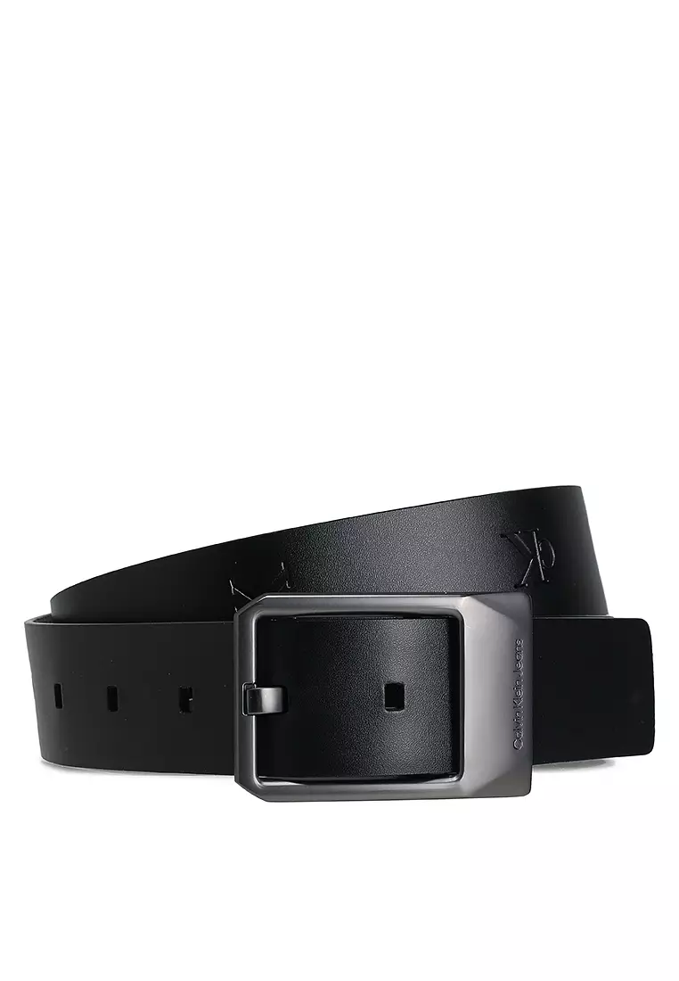 Faceted Buckle Reversible Belt 35mm - Calvin Klein Accessories