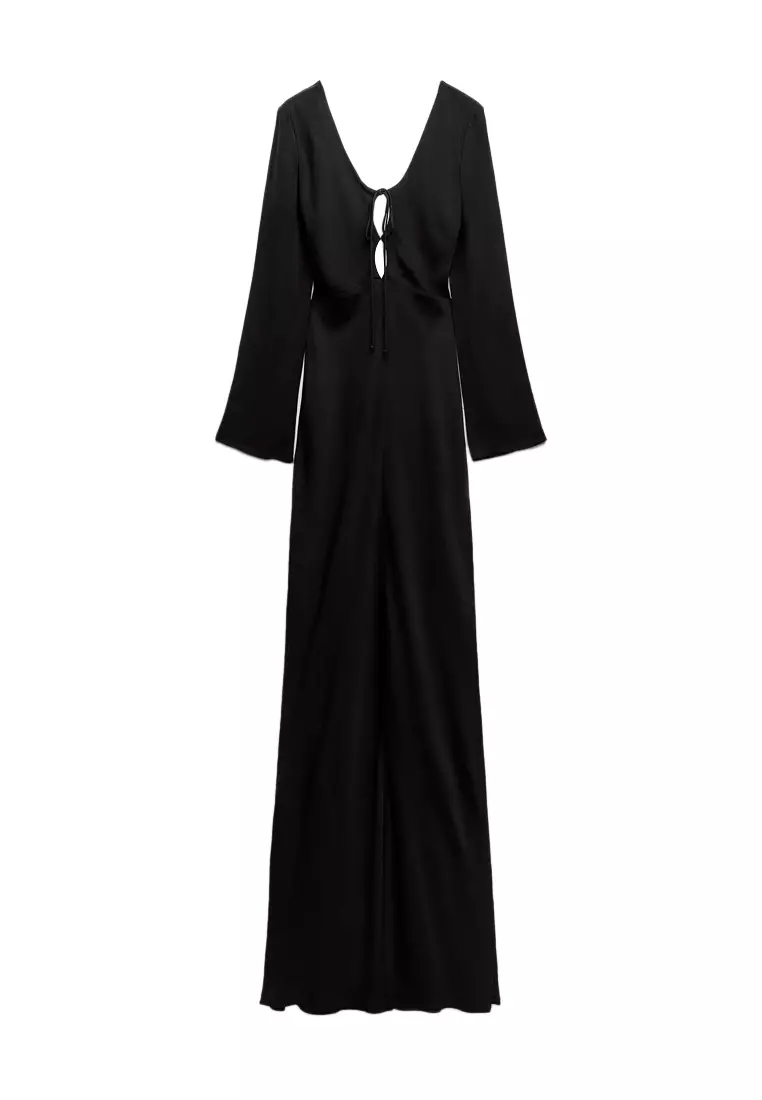 ZARA Long Open Back Dress 2025 | Buy ZARA Online | ZALORA