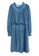 iROO blue Polka Dot Print Dress 81017AA9173D2AGS_4