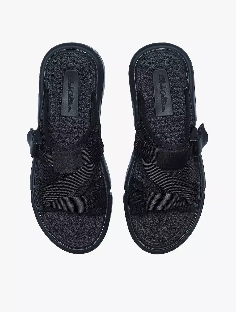 Payless Club Culture Mens Arthur Sandals - Black_01 - Black