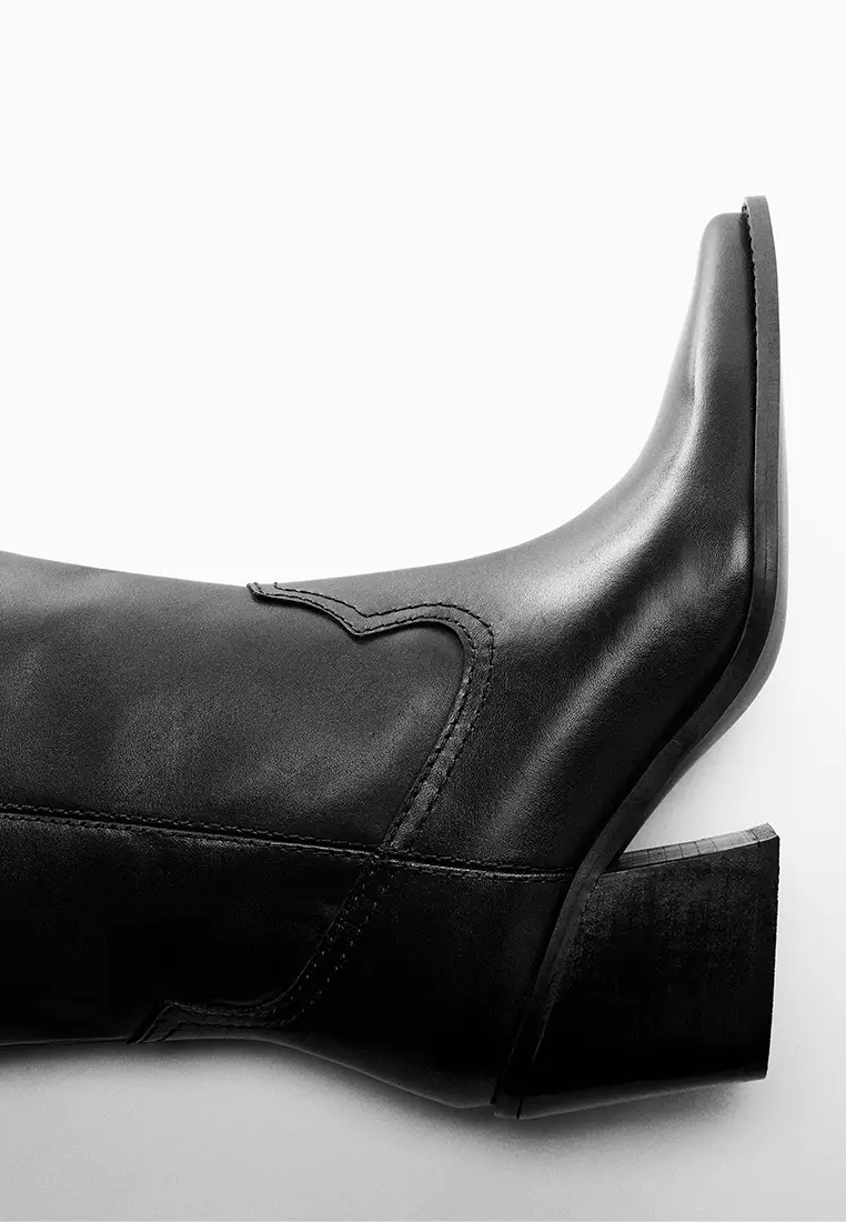 bottines cowboy mango