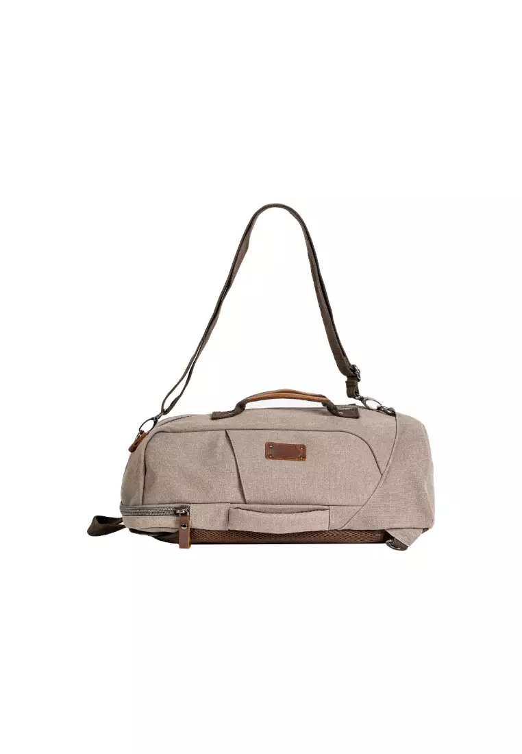 Unisex Canvas Multifunction Backpack Sling Duffel Bag BAD 40808