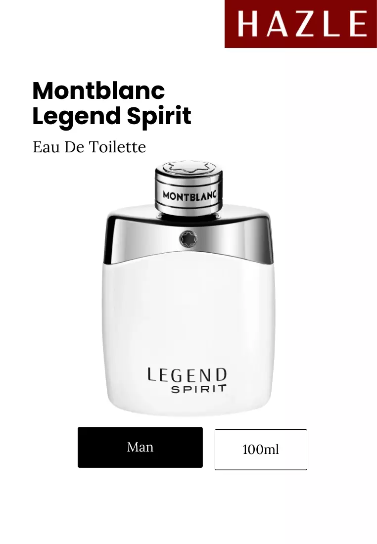 Jual Montblanc Legend Spirit Man EDT 100 ml Original 2025 ZALORA