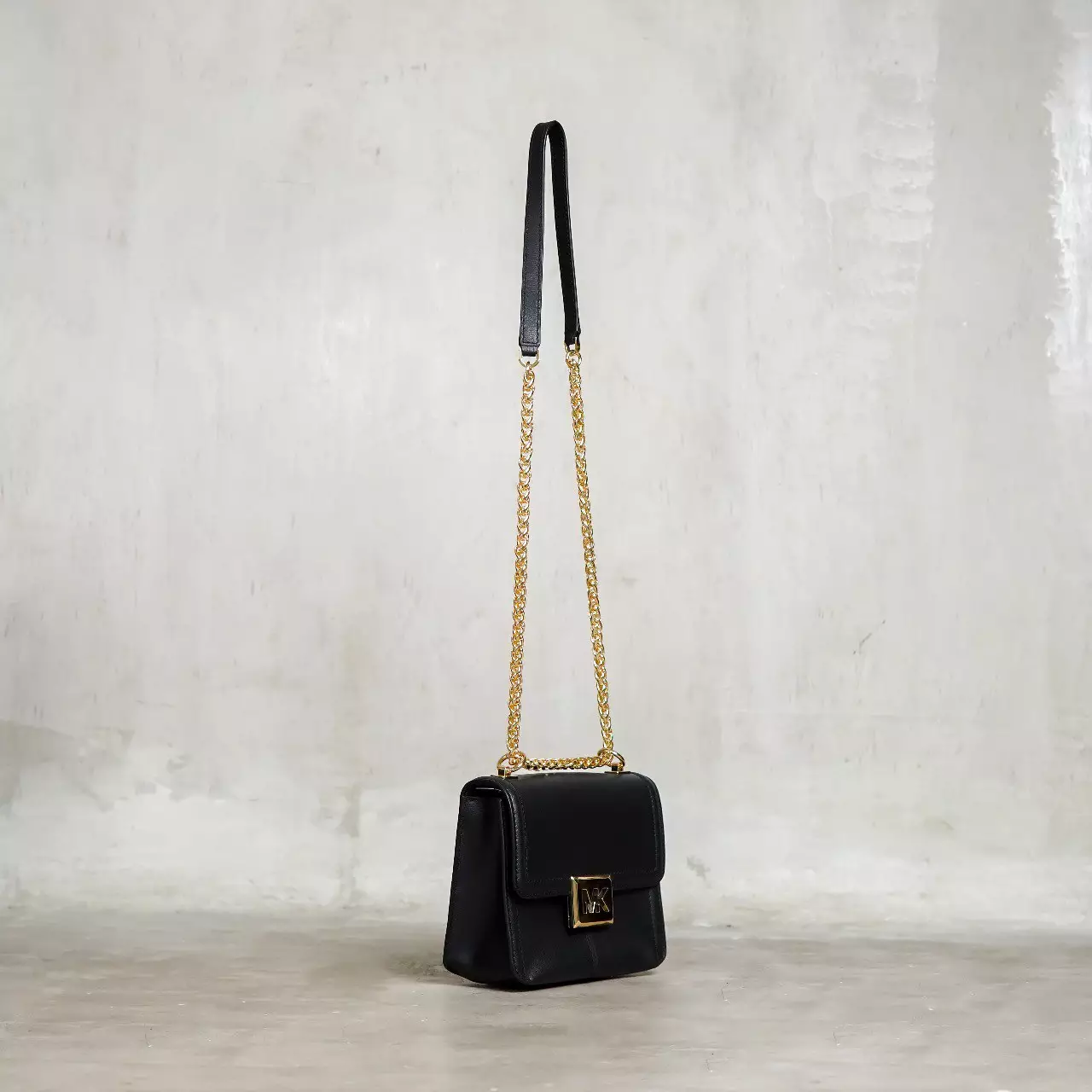 Tas MICHAEL KORS MK GOLD CHAIN SHOULDER BAG 100% ORIGINAL