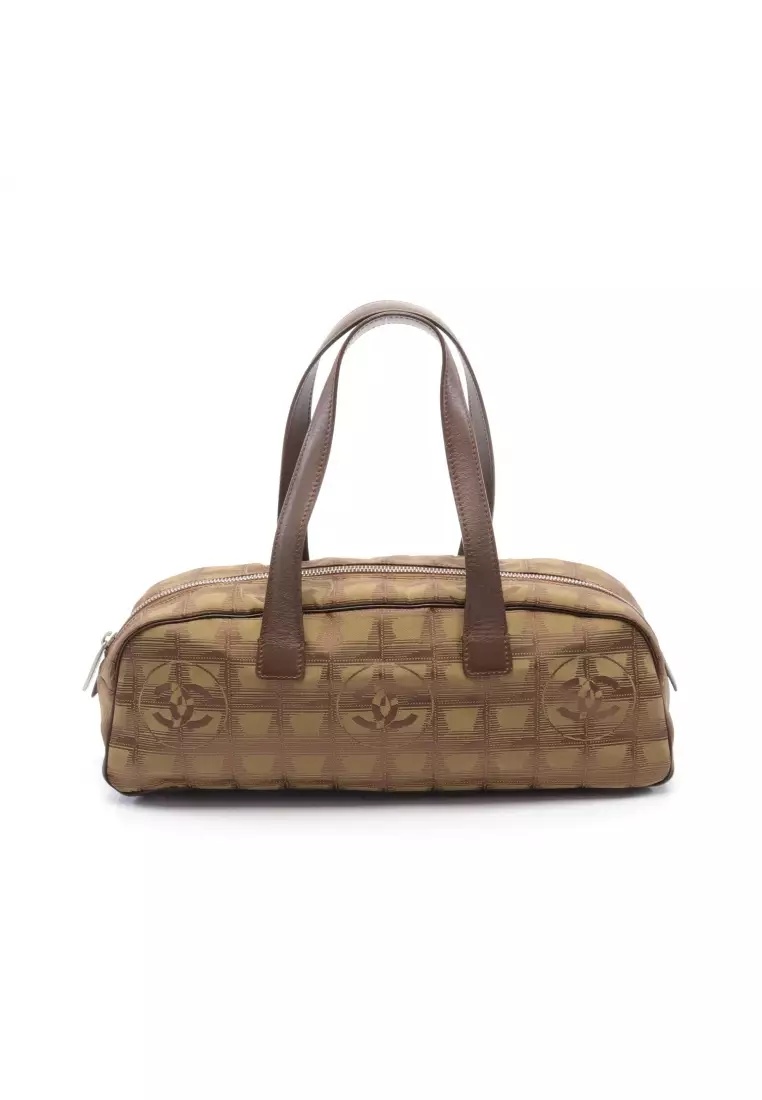 Buy Chanel Pre-loved CHANEL new travel line Handbag mini boston