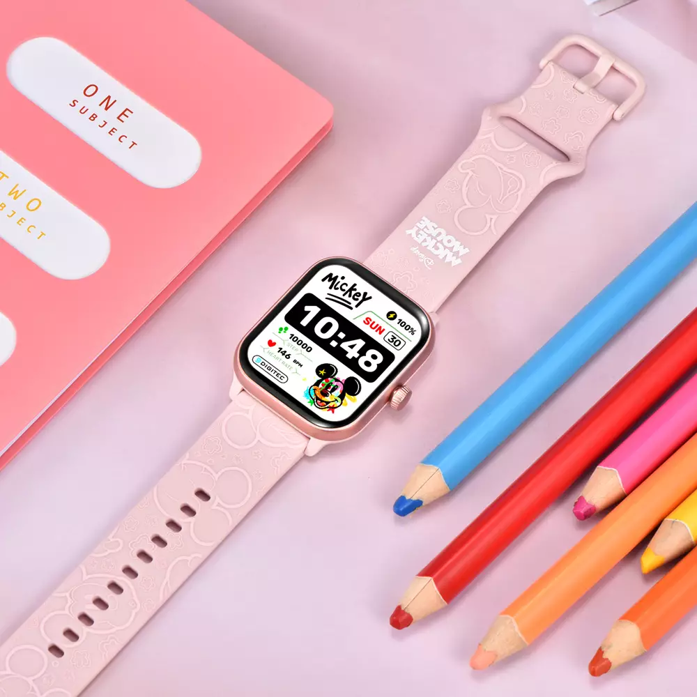 Digitec Jam Tangan Wanita - Pink - Rubber - DG-SW-WONDER-MM-PK