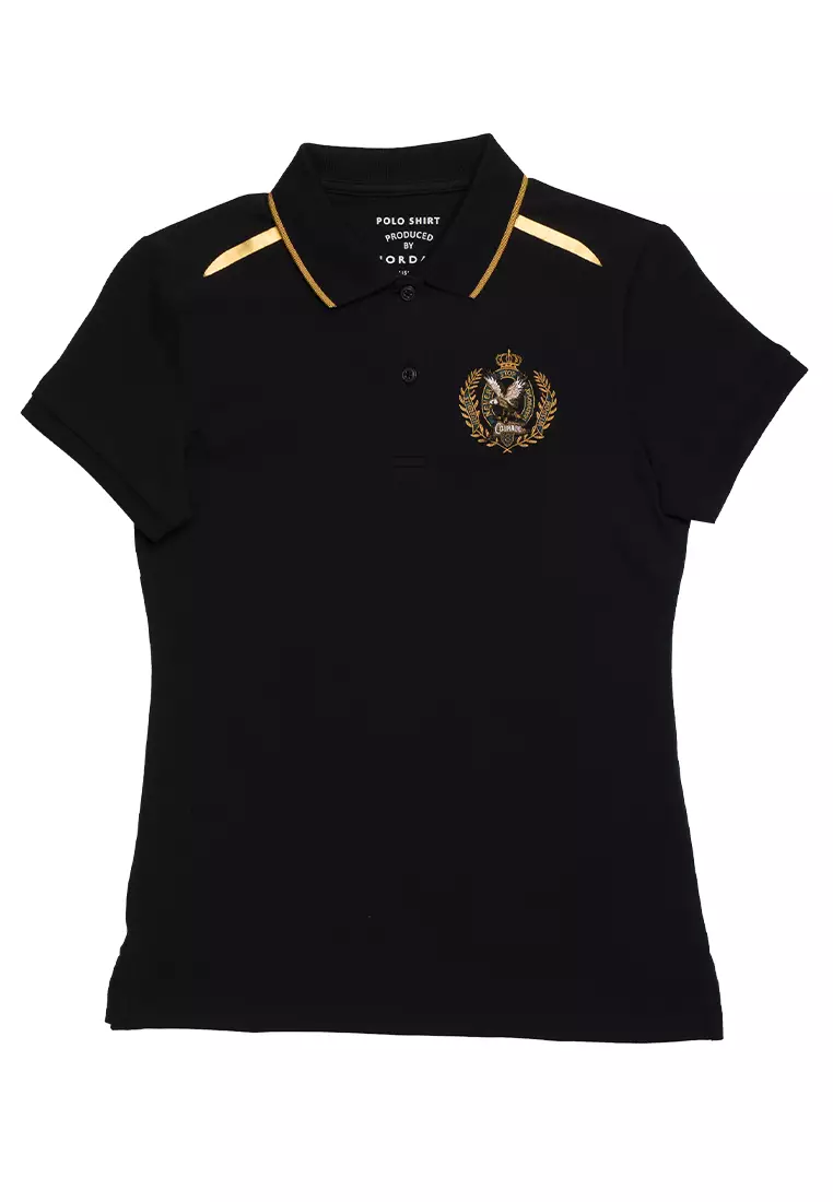Giordano black shop polo shirt