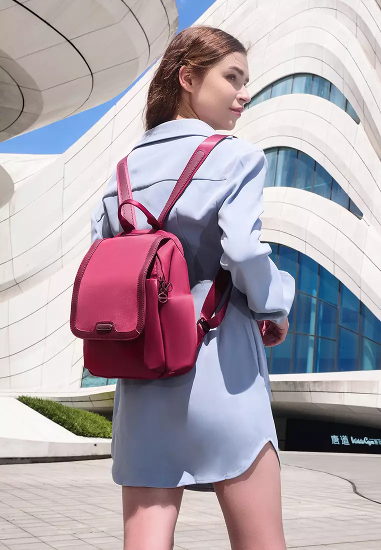 Flap Medium Bag Anti Theft Pocket With Laptop Compartment Backpack For Women