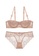 ZITIQUE beige Young Girls' Cute Thin Demi-cup Lingerie Set (Bra And Underwear)  - Beige 765E8USA13B1D4GS_1