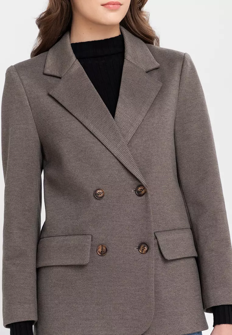 Wool Blend Peacoat