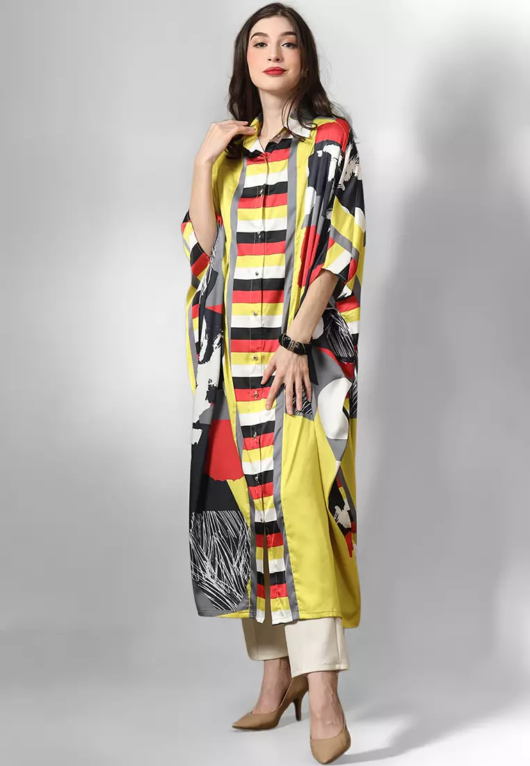 Kanzi Collared Kaftan