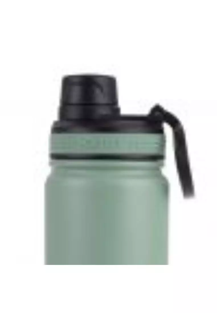 Oasis Stainless Steel Insulated Sports Water Bottle with Screw Cap 550ML - Sage Green