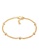 Elli Jewelry gold Bracelet Elegant Classic Adjustable Diamond Gold Plated 771DBAC4610F93GS_1
