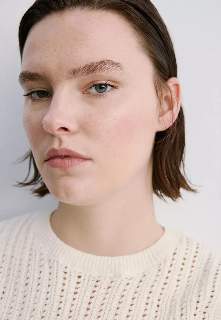 Openwork Knit Top