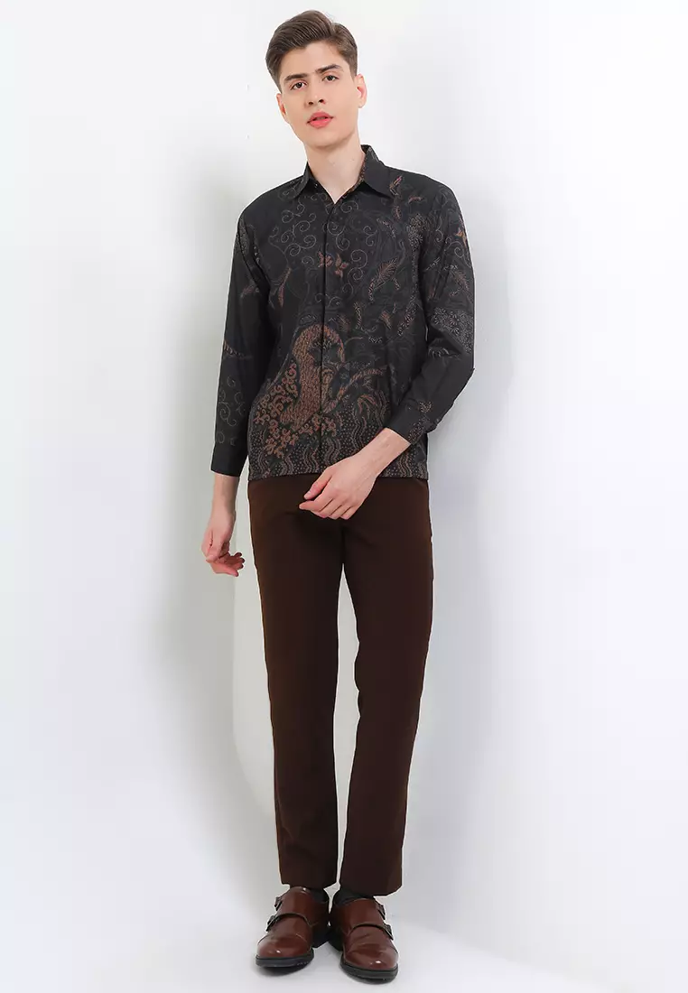 Umbara Kemeja Batik Exclusive Premium Pria Casual Modern Lengan Panjang