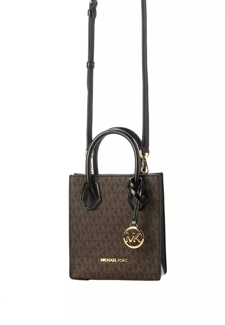 Brown Michael Kors Black Bag Michael Kors Travel Extra-Small Logo
