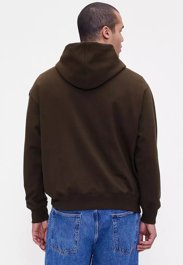 Buy GAP Heavyweight Oversized Logo Hoodie 2026 Online | ZALORA