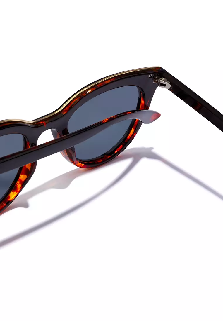 HAWKERS Bella Polarized Black Gold Sunglasses For Men And Women, Unisex. Official Product Designed In Spain