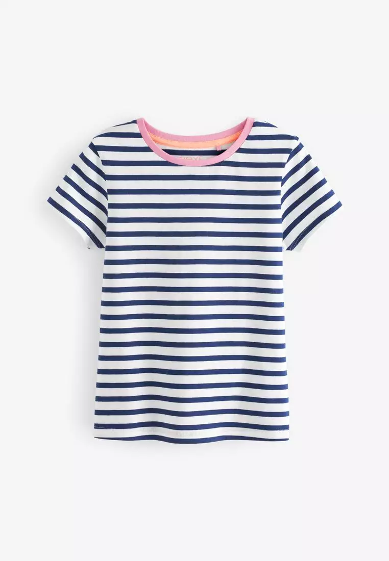 Buy NEXT 7 Pack Solid/Stripe TShirts 2024 Online ZALORA