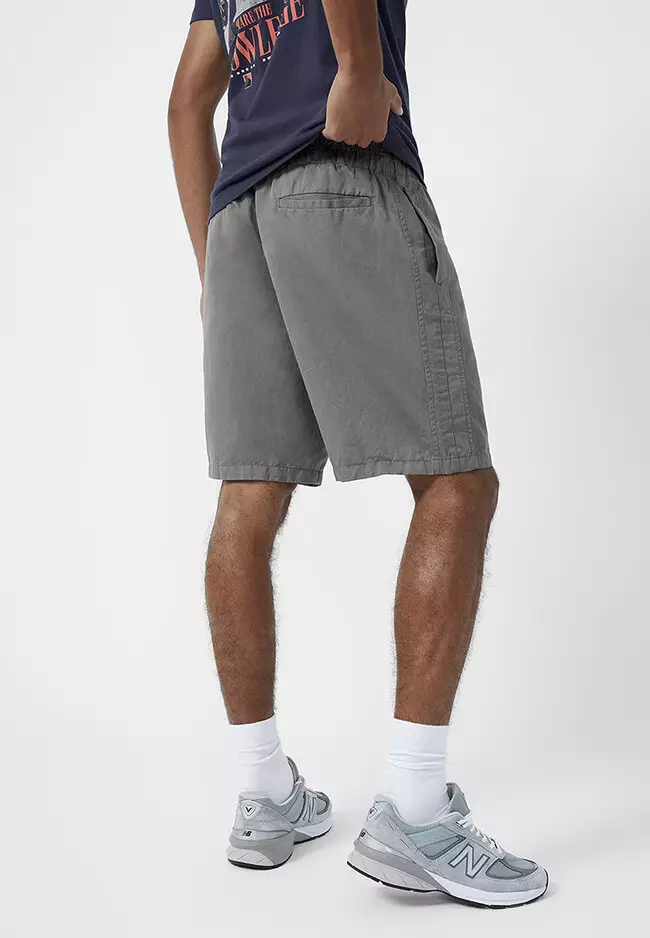 Garment Dye Cotton Linen Shorts