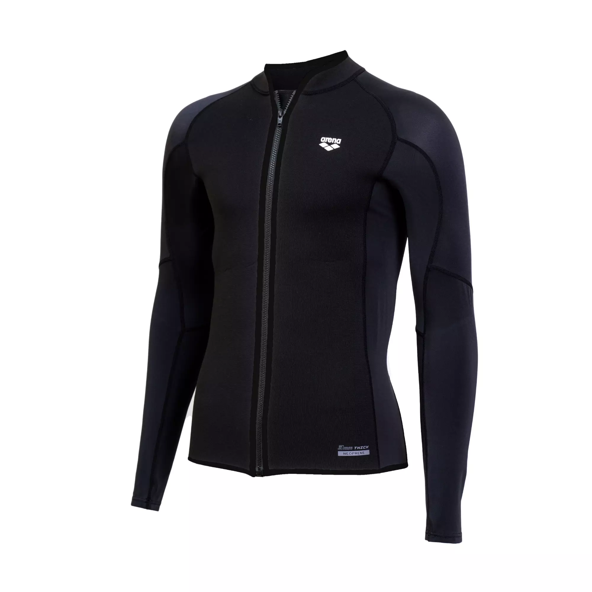 arena 男士泳裝 經典款長袖拉鏈3mm保暖衣