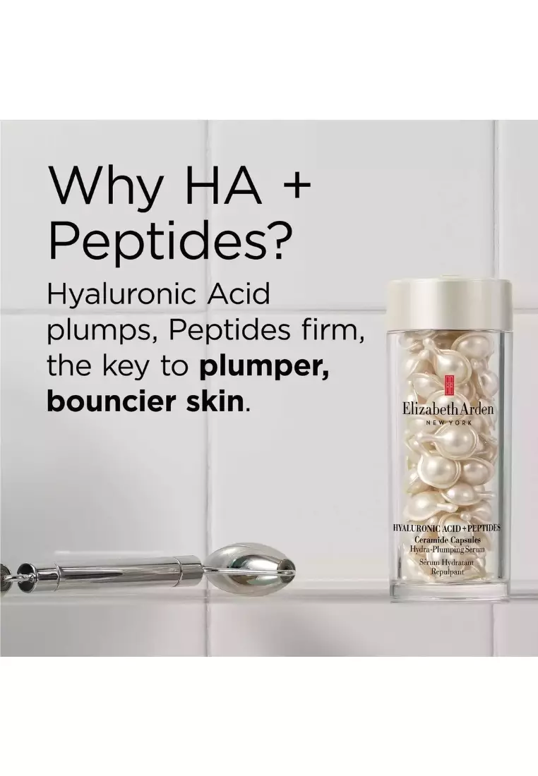 Elizabeth Arden Hyaluronic Acid Ceramide Capsules Hydra-Plumping Serum 60pcs