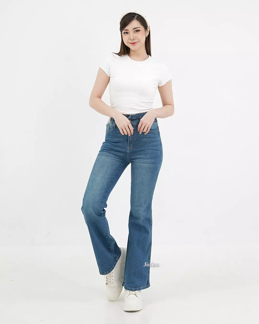 Ultra Highwaist Cutbray Stretch Jeans 630 HANGOUT