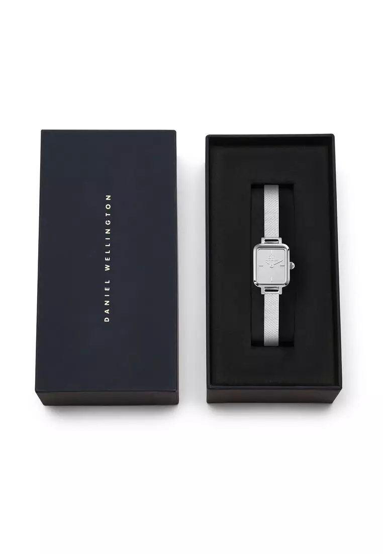 Quadro Mini Reflection Silver - Women Watch stainless steel watch DW Official Authentic Original 女士手錶 不銹鋼手錶 DW 官方正品原裝