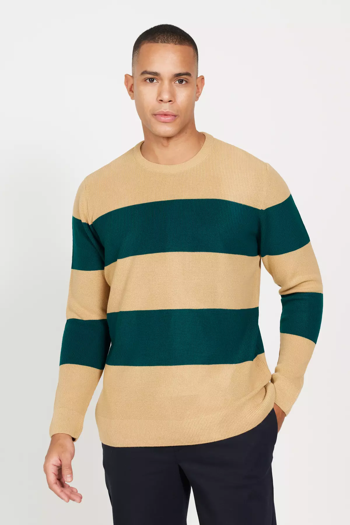 Striped Knitted Sweater