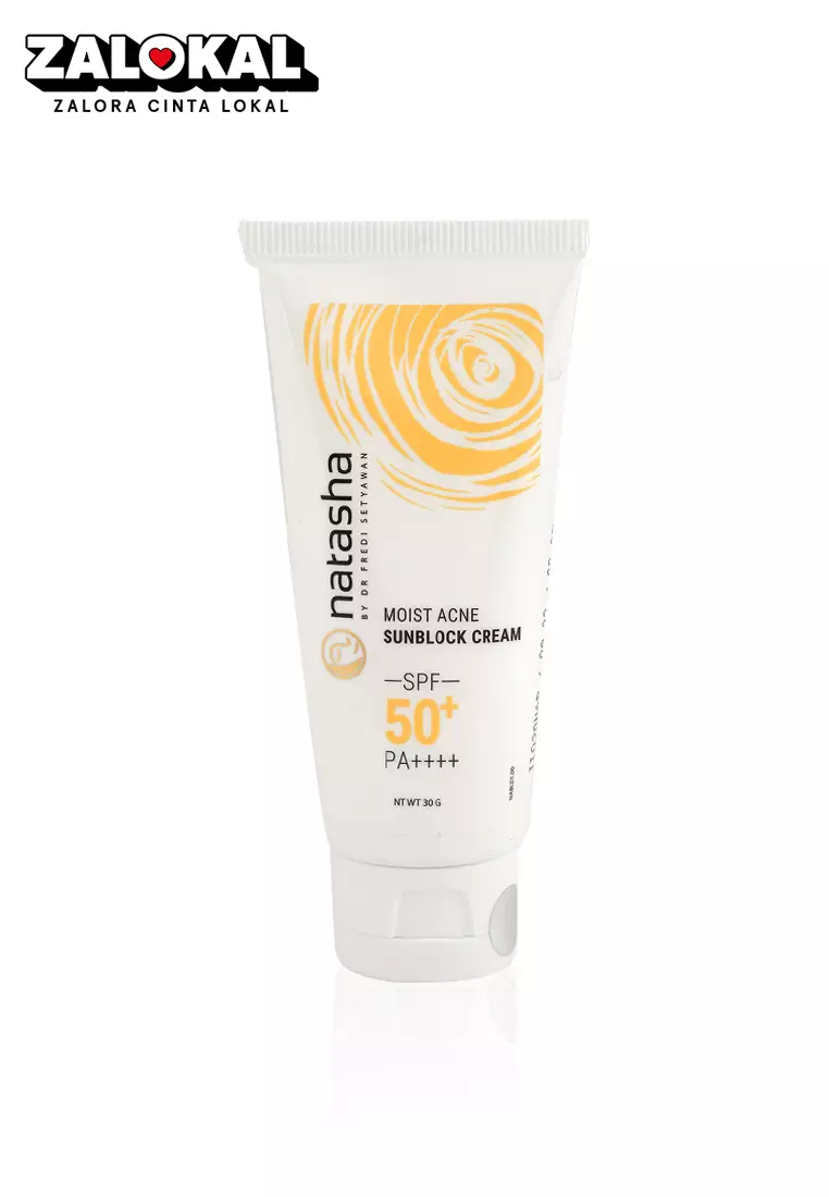 Natasha Moist Acne Sunblock Cream SPF 50+