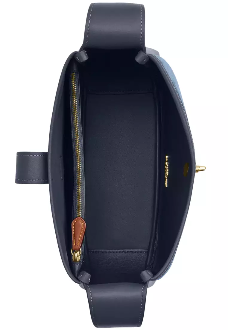 Buy COACH Hadley Convertible Crossbody Bag In Signature Denim