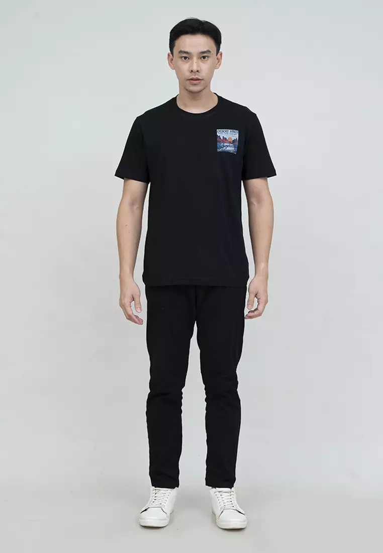 Kaos Hitam t shirt polos houseofcuff motif Desert Vibes READY 4XL