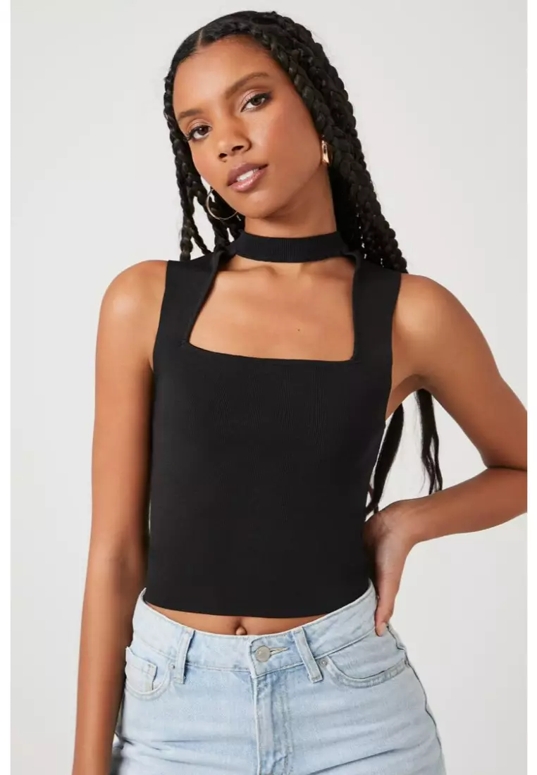 Choker discount cutout top