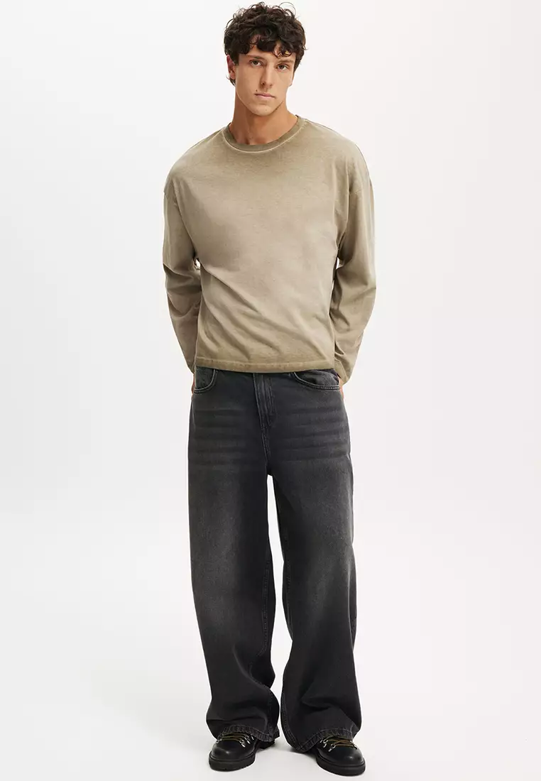 Relaxed Fit Y2K Long Sleeve Tee