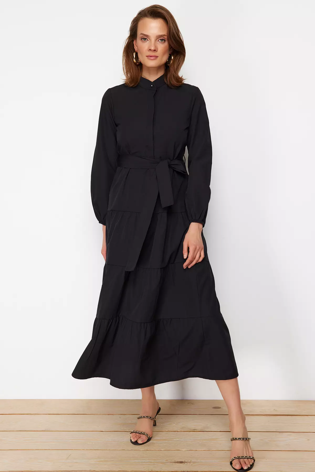 Belted Maxi Dress