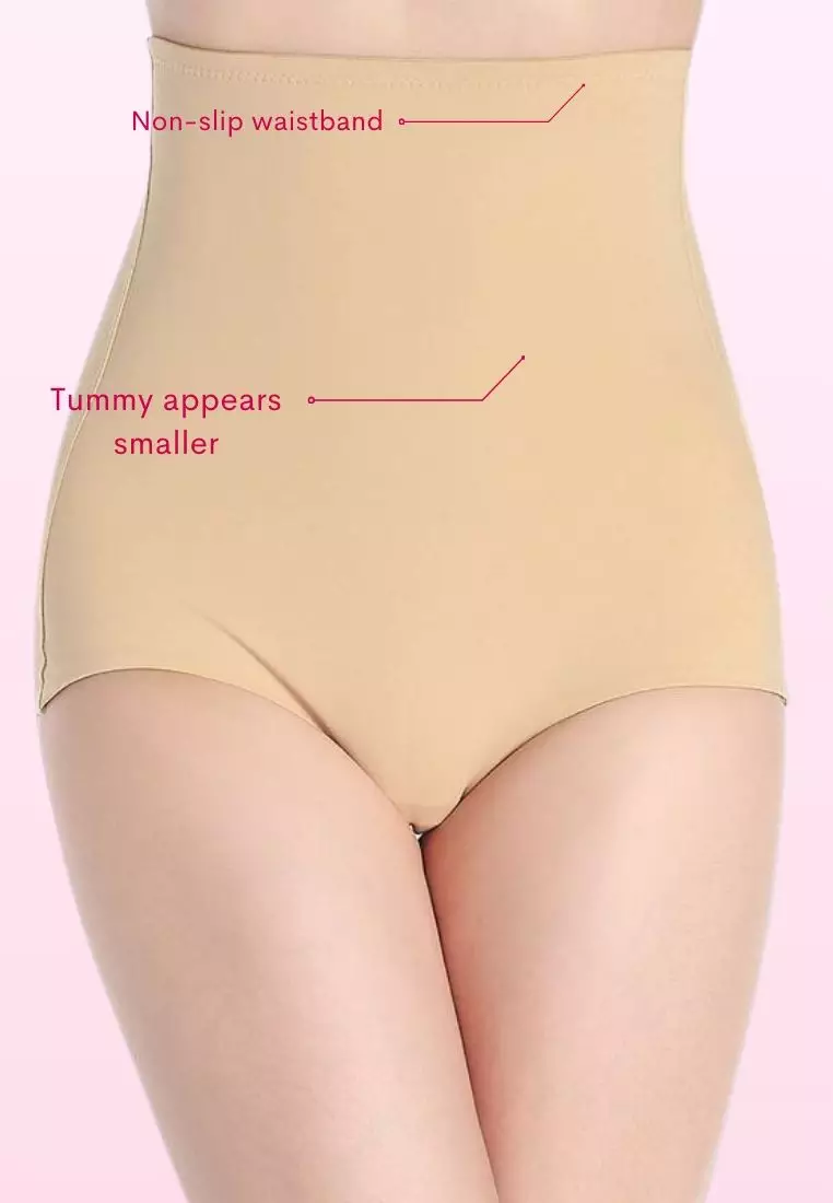2 Pack Premium Daelyn High-Waisted Girdle Panties Compression Shapewear in Black