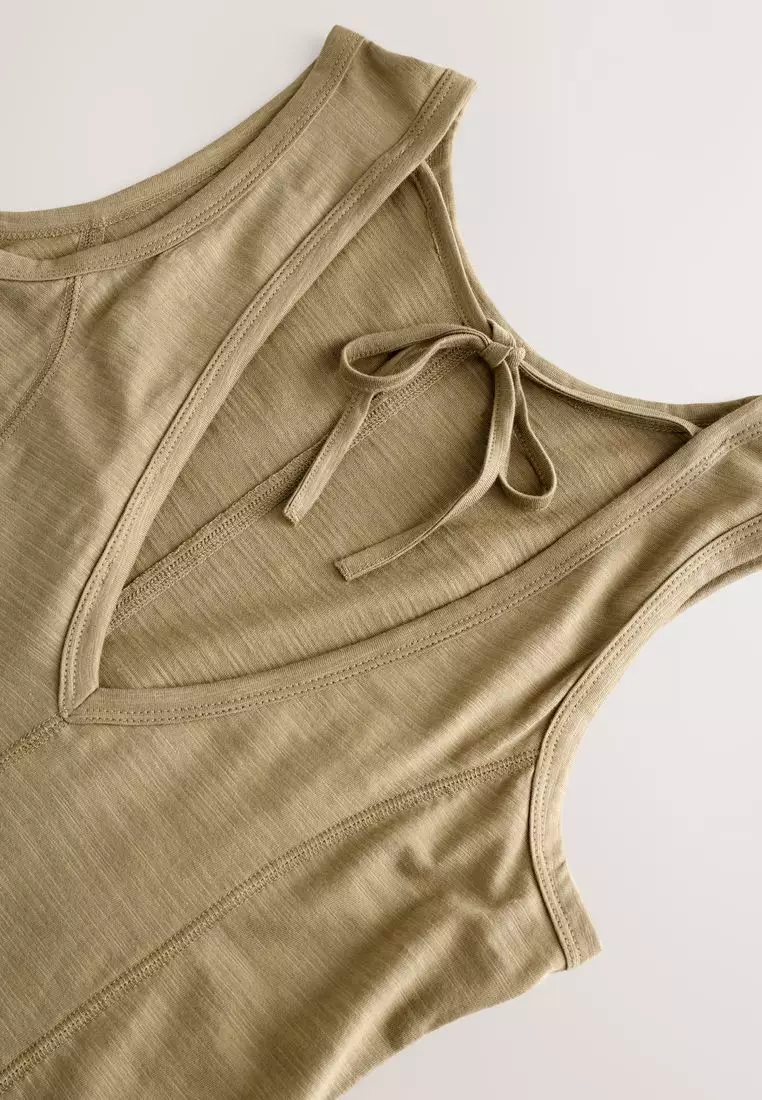 100% Cotton Maxi Jersey Dress