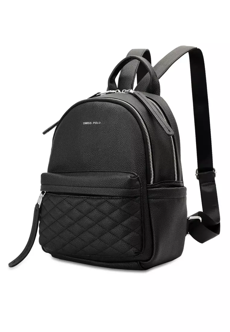 Women's Logo Backpack (Tas Ransel Wanita / Tas Punggung Wanita) - Hitam