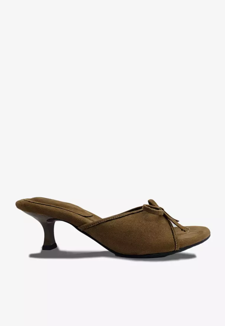 Dr Cardin Women Lush Eve 2-inch Heels | Satin | Suede L-RNZ-9339