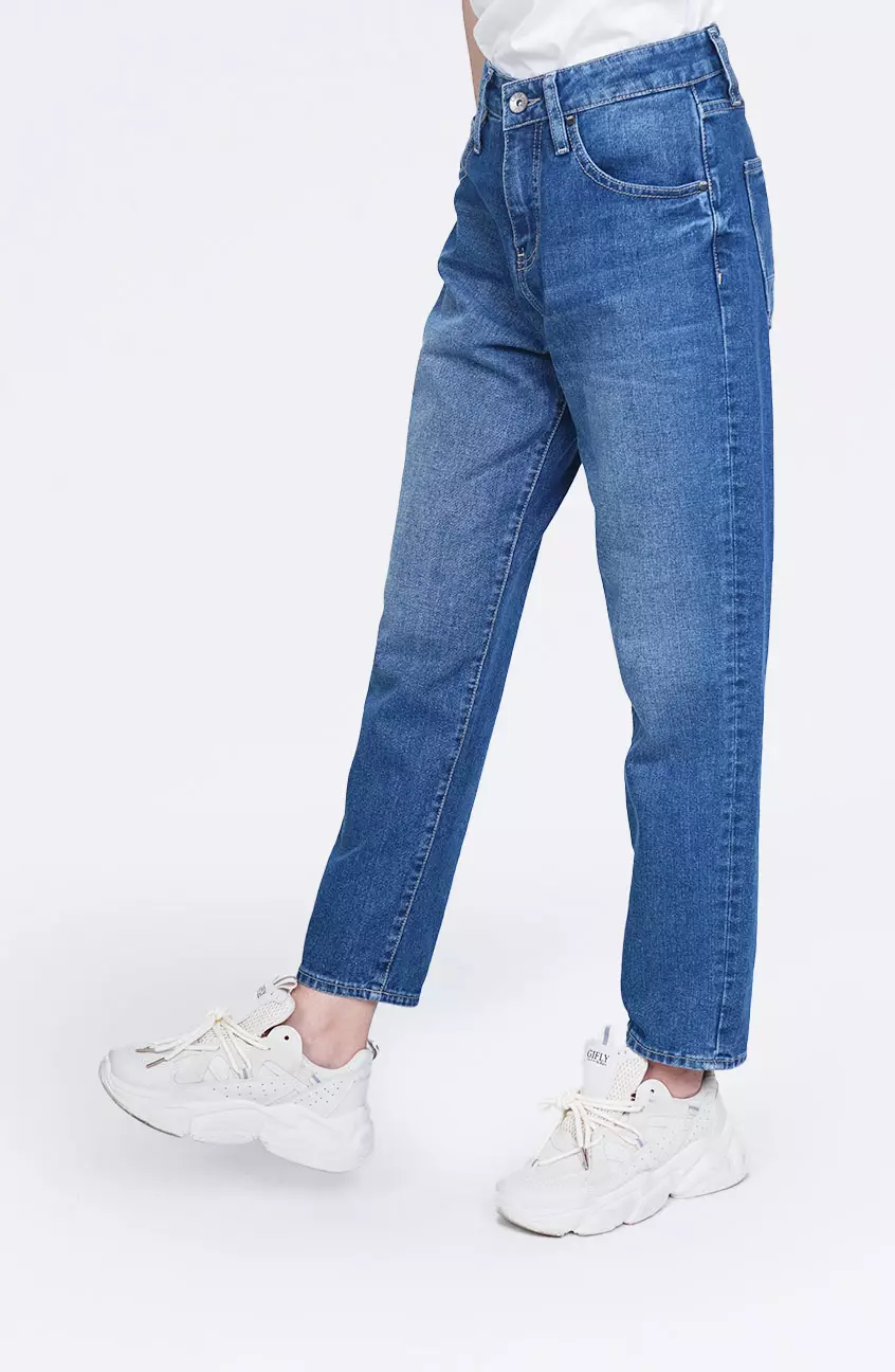 Celana Jeans Wanita Straightcut G6 Series Medium Blue