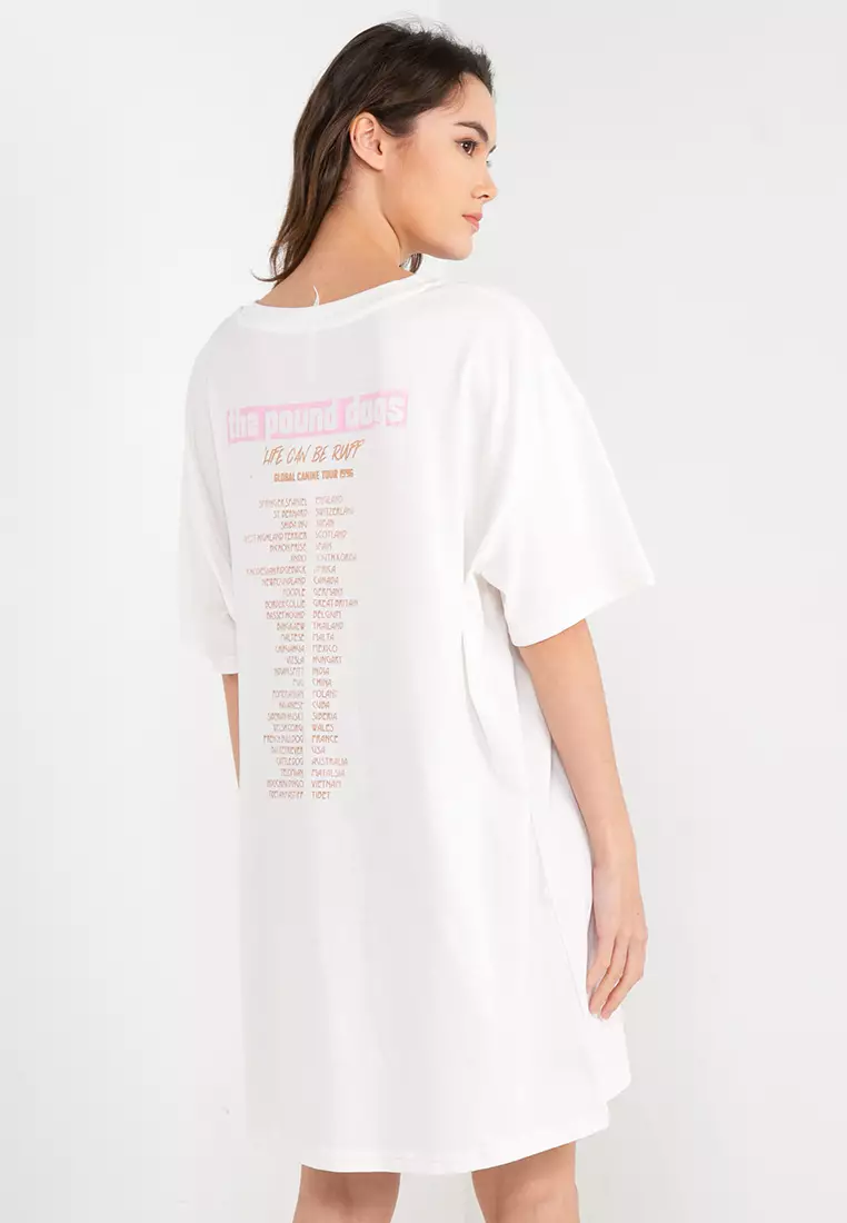 White best sale shirt nightie