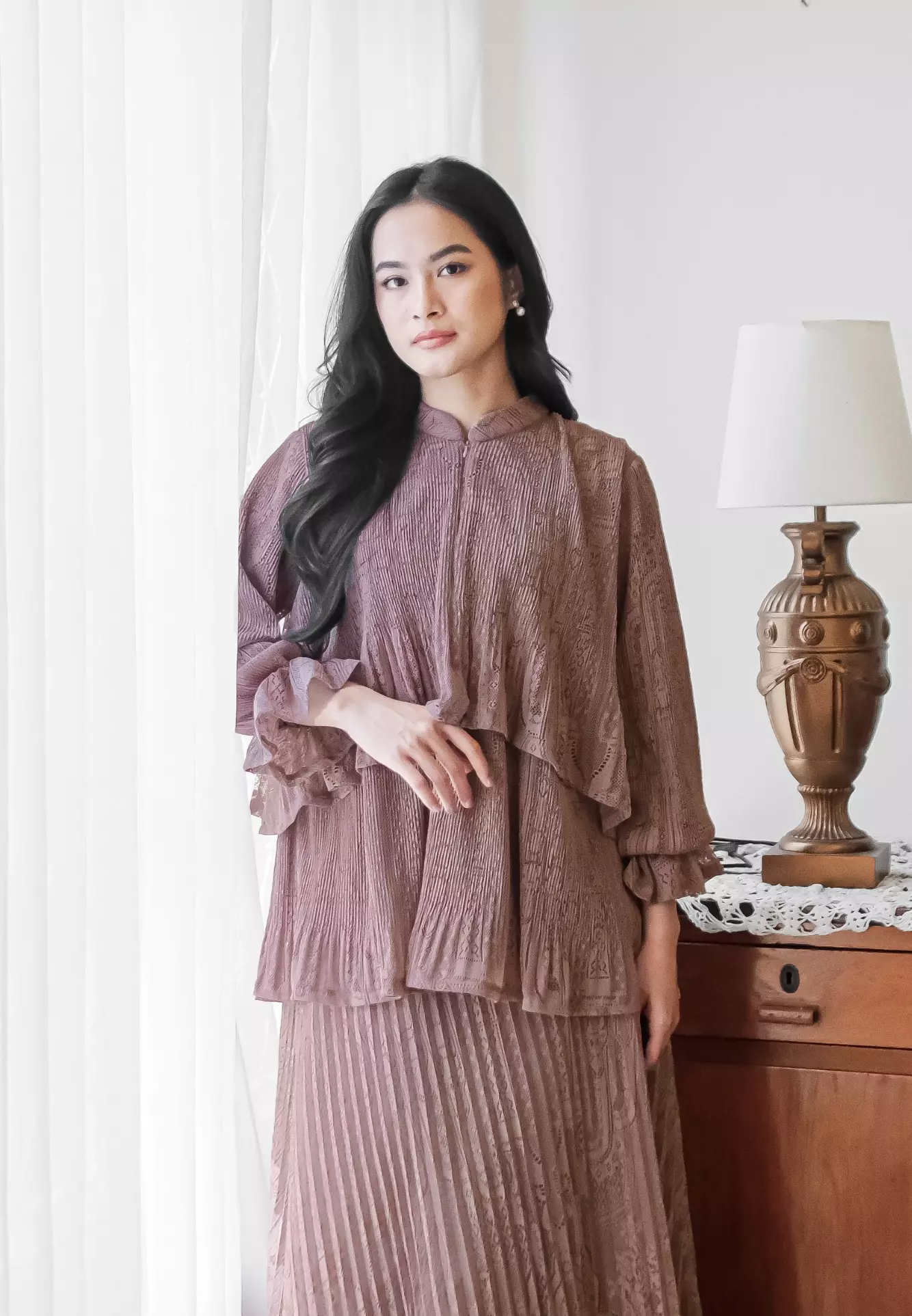 Ansara Blouse - Dusty Orchid