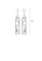 Glamorousky white Elegant and Fashion Geometric Leaf Rectangular Imitation Pearl Earrings with Cubic Zirconia 809F6AC607E358GS_2