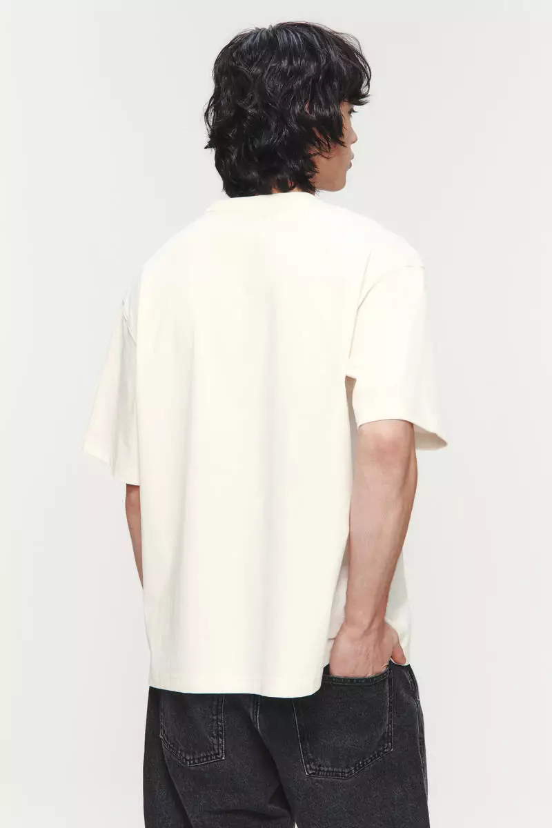 Loose Fit Printed Cotton T-shirt