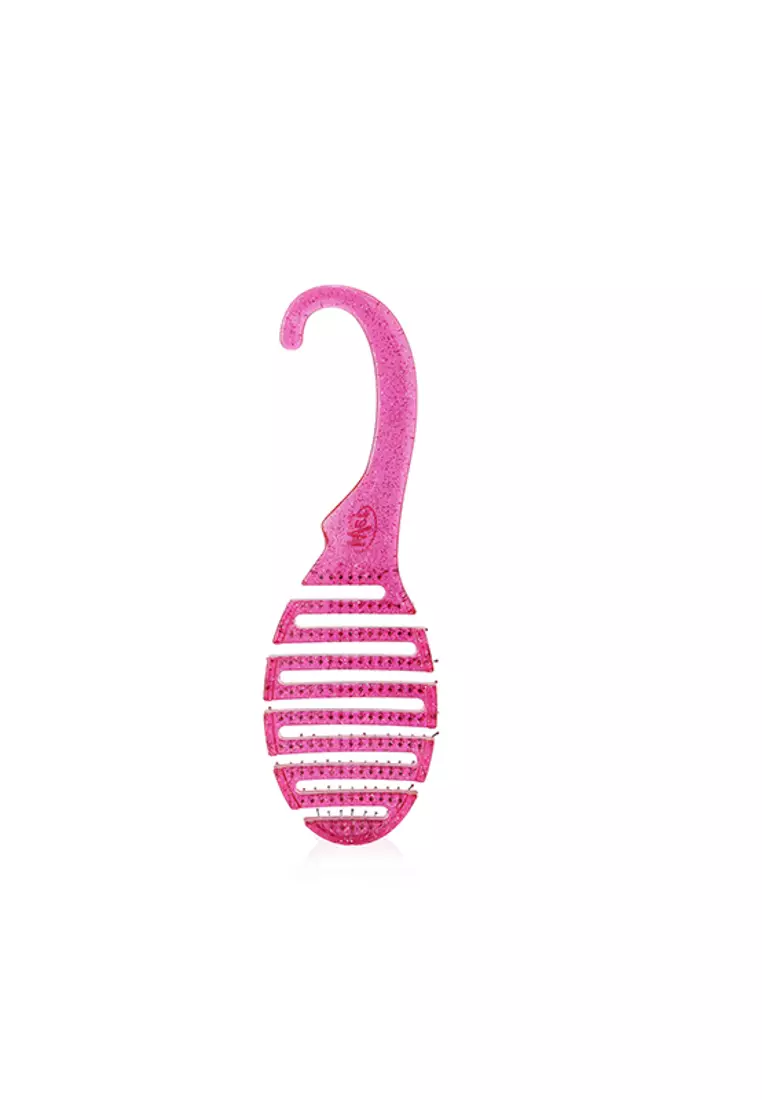 沐浴可用順髮梳 - # Pink Glitter 1pc