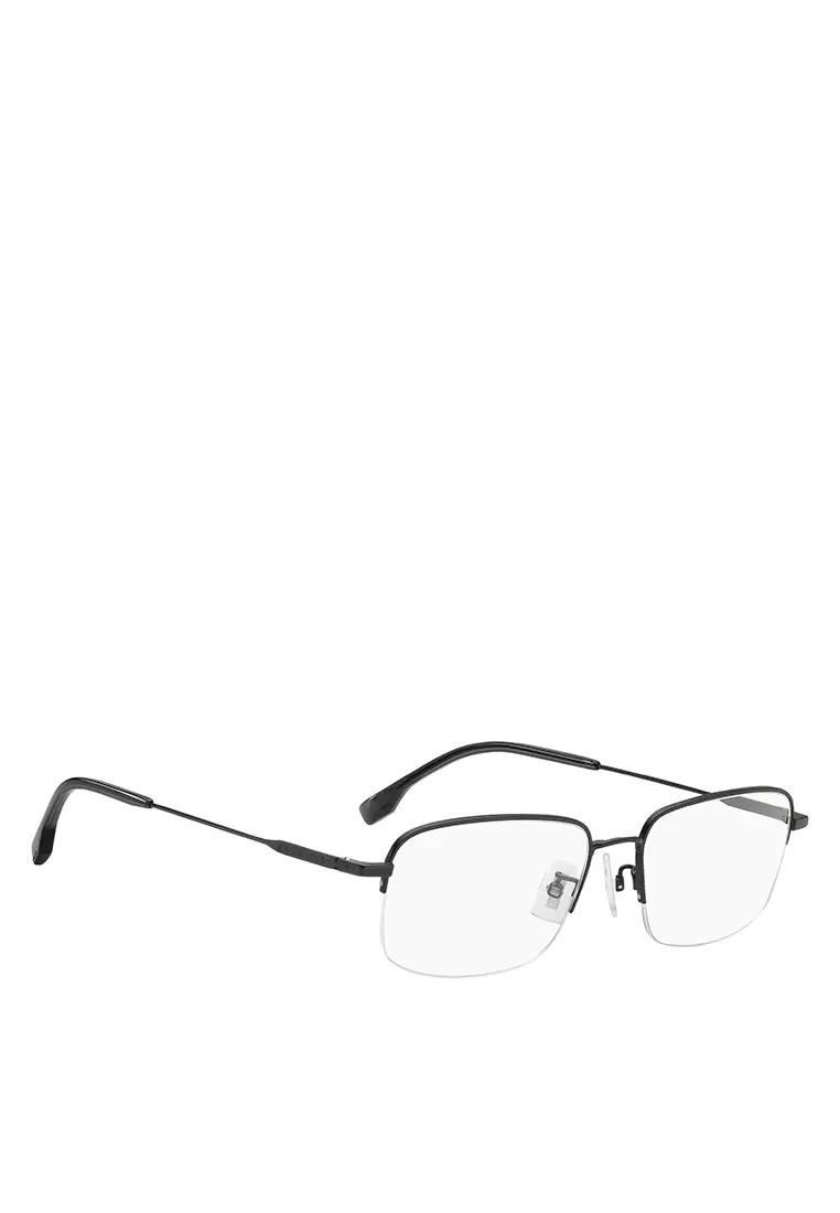 BOSS Optical glasses BOSS 1289/F-003, RECTANGULAR Shape with MATTE BLACK Color