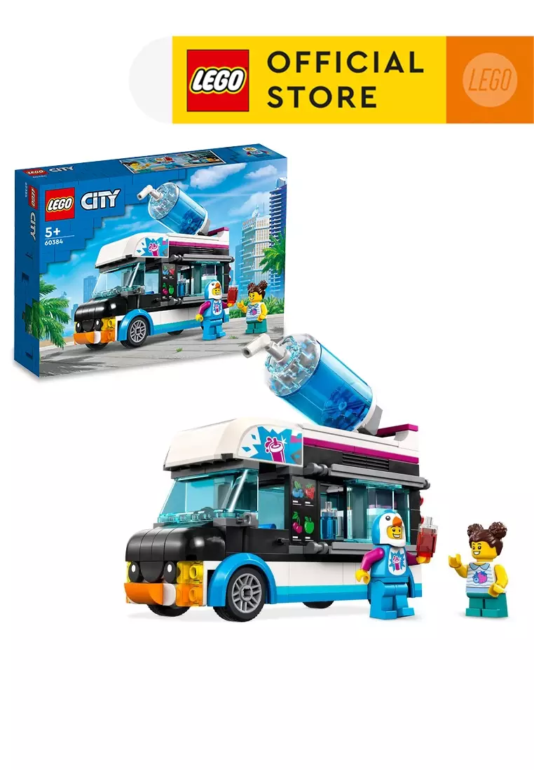 Buy LEGO LEGO® City Penguin Slushy Van 60384 Building Kit (194 pieces ...